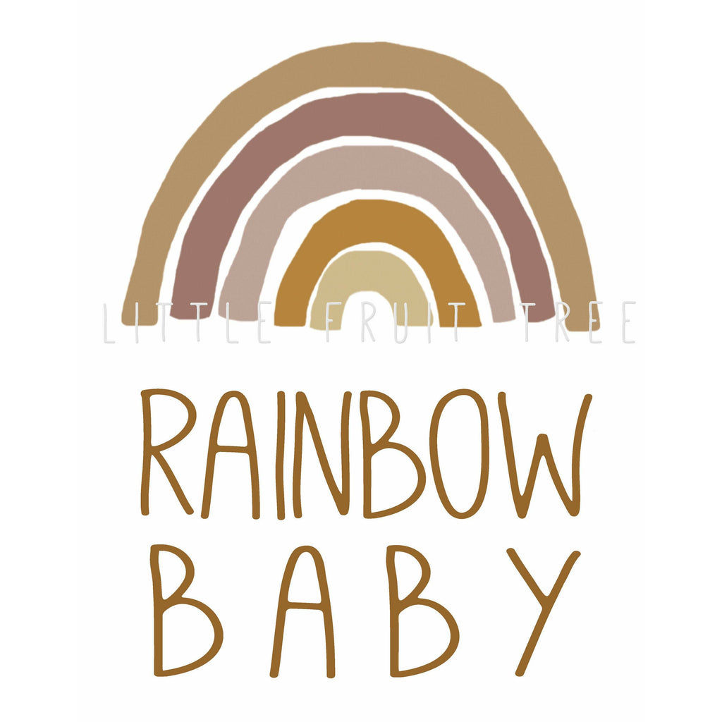 Digital Art Print, Digital Nursery Art Print, Rainbow Baby, Rainbow Baby Art Print, Baby Shower Gift, Rainbow Baby Gift, Rainbow Baby Decor