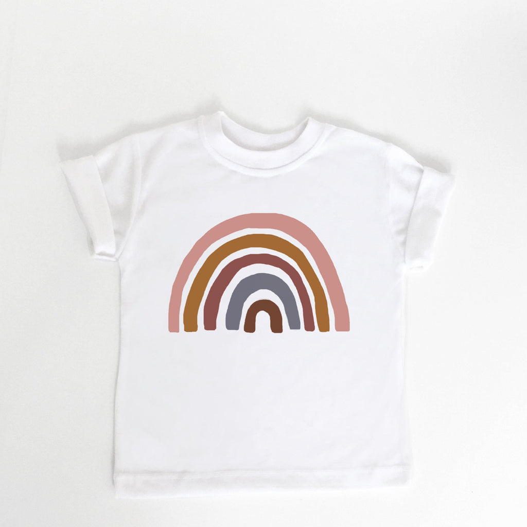 Neutral Rainbow Shirt, Gender Neutral, Rainbow Kid Shirt, Scandinavian rainbow, Rainbow Shirt For Girl, Popsicle