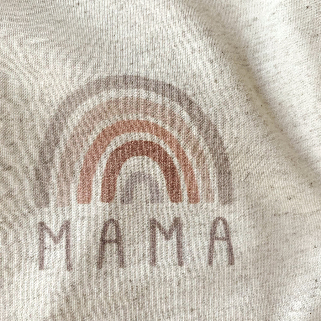 Rainbow Mama Shirt, Rainbow baby Mama Gift, Rainbow Mom, Rainbow Tshirt, Mom Tshirt, Mothers Day shirt, Oatmeal