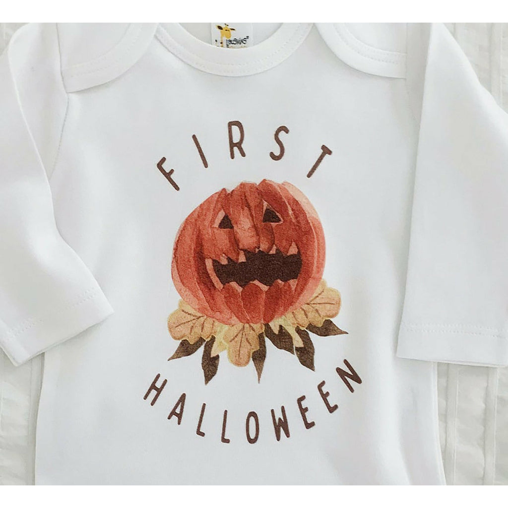 Halloween Baby Shirt, Baby's first halloween outfit, Pumpkin Baby Shirt, Baby Halloween Shirt, First Halloween, Baby Pumpkin Shirt