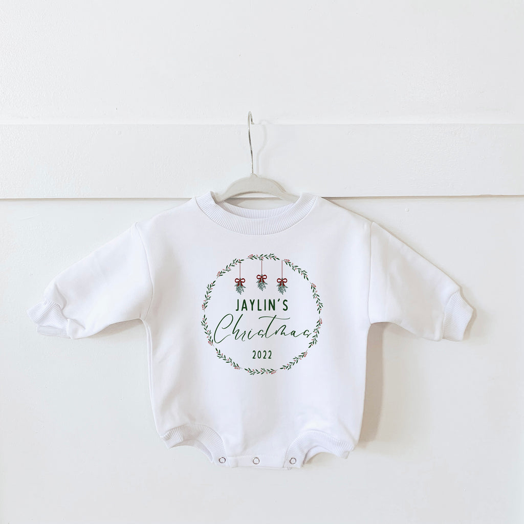 First Christmas Baby , Baby First Christmas, Baby Christmas Shirt, First Christmas Baby Outfit, Holiday, Neutral, Personalized Christmas