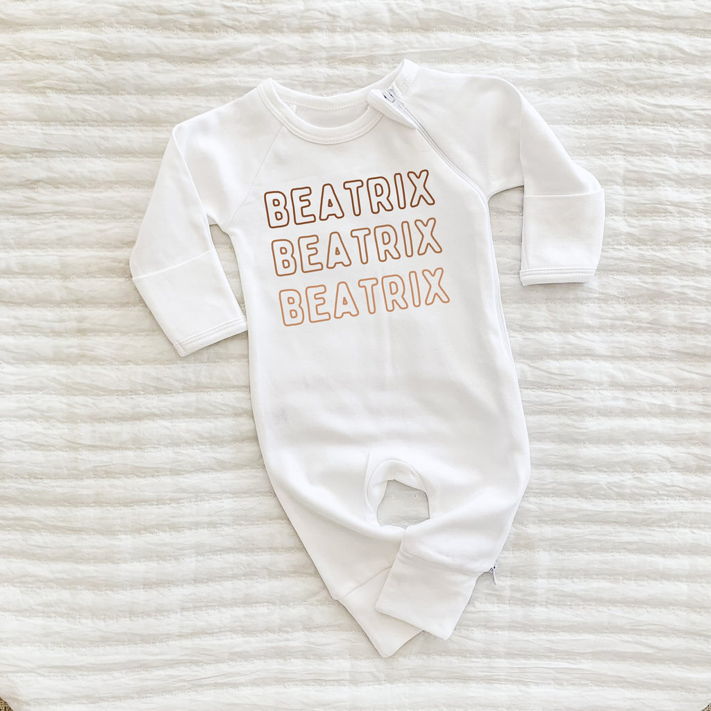 Neutral Baby Romper, Baby Name Baby Outfit, Neutral baby, Custom Baby Romper, Custom Baby Gift, baby Name Clothes